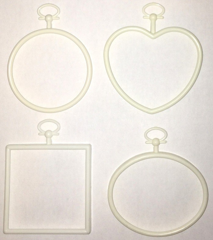 Frames, White, 4 pack assortment - MCG Textiles
