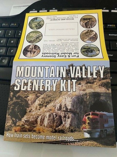 MOUTAIN VALLEY SCENERY KIT  TRAIN INSTRUCTIONS
