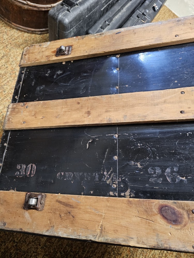antique steamer trunk