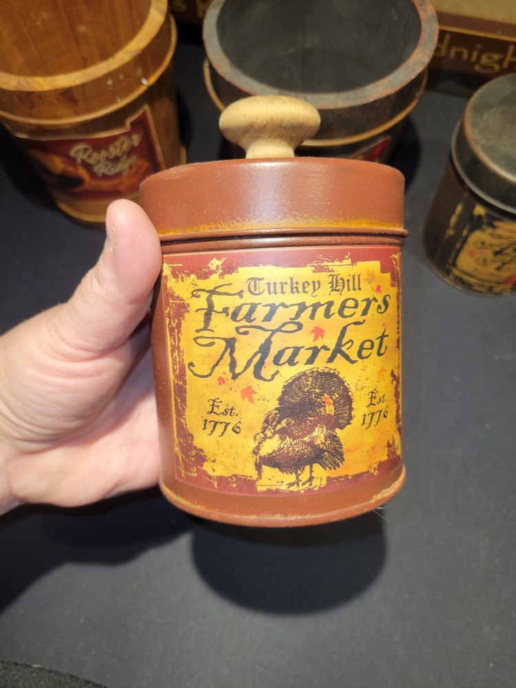 Vintage Fall Decor Containers Set Of 4