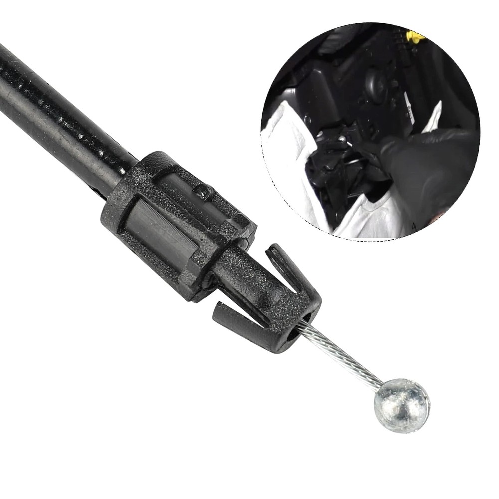 3mirrors Inside Door Handle Latch Release Cable Compatible with 31in, Black