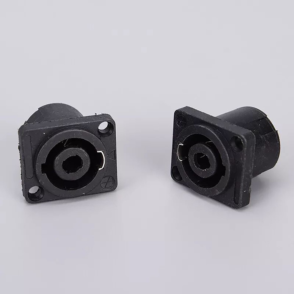 10x Speakon 4-Pin Female Jack Compatible Audio Cable Panel Socket Connector