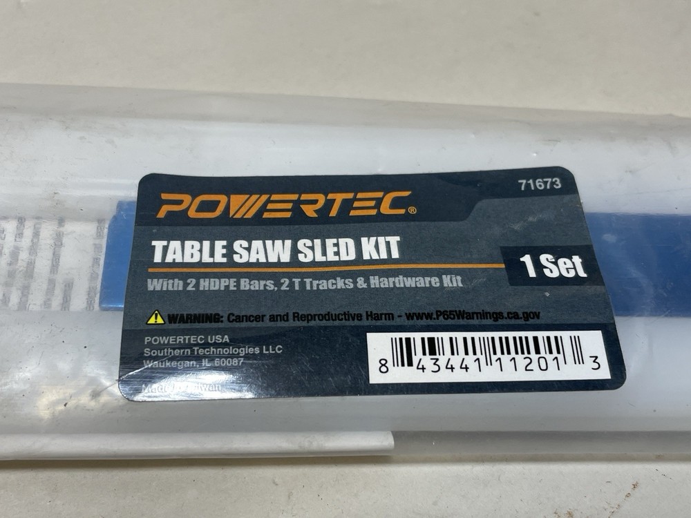 POWERTEC Table Saw Sled Kit 71673
