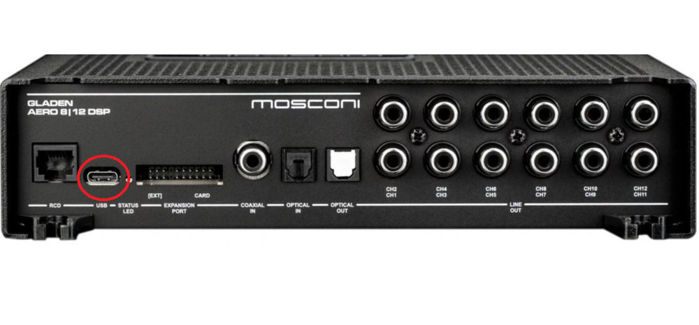 DSP to PC Cable Laptop Computer Cord USB for Mosconi AERO 8/12 Processor