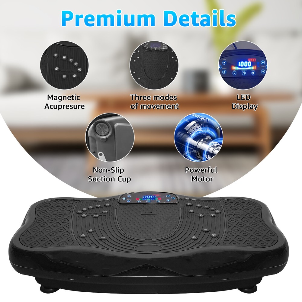Mini Vibration Plate Exercise Machine for Weight Loss & Recovery