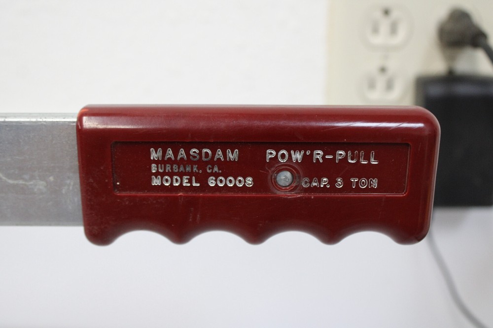 Maasdam Pow'r-Pull Model #6000S 3 Ton Cable Puller - Come Along - 1A1