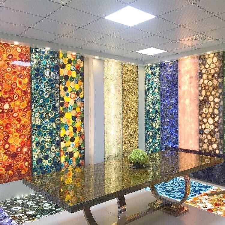 21" Agate Table Top / Agate Coffee Side Table Top Handmade Decor