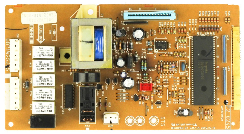 LG 6871W2S245D Microwave Control Board