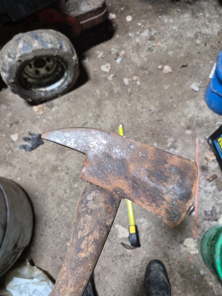 Firemans Small Size Axe Hatchet Unmarked 19" Long