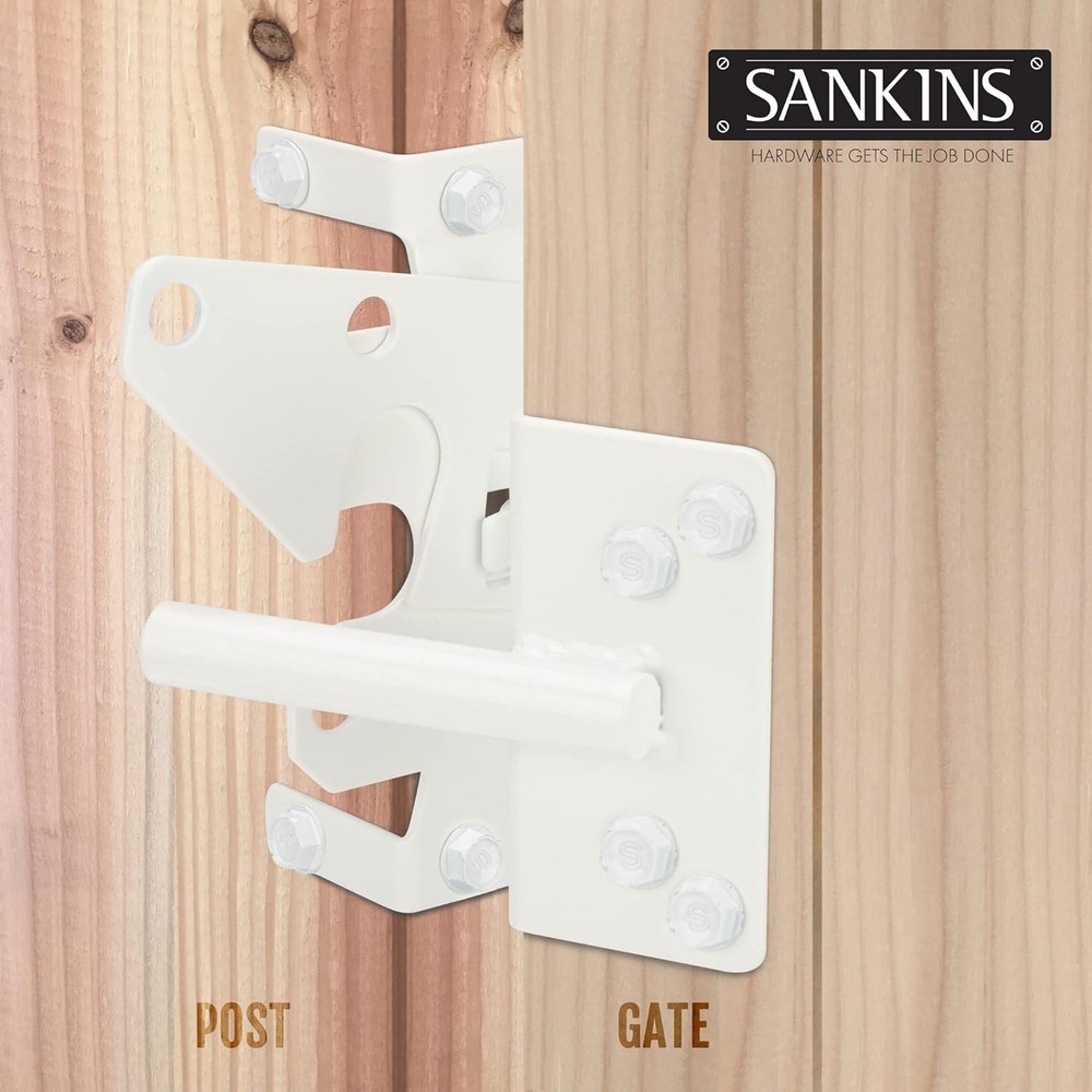 Secure Your Outdoor Space with Automatic Self-Locking Gate Latch - Easy Install