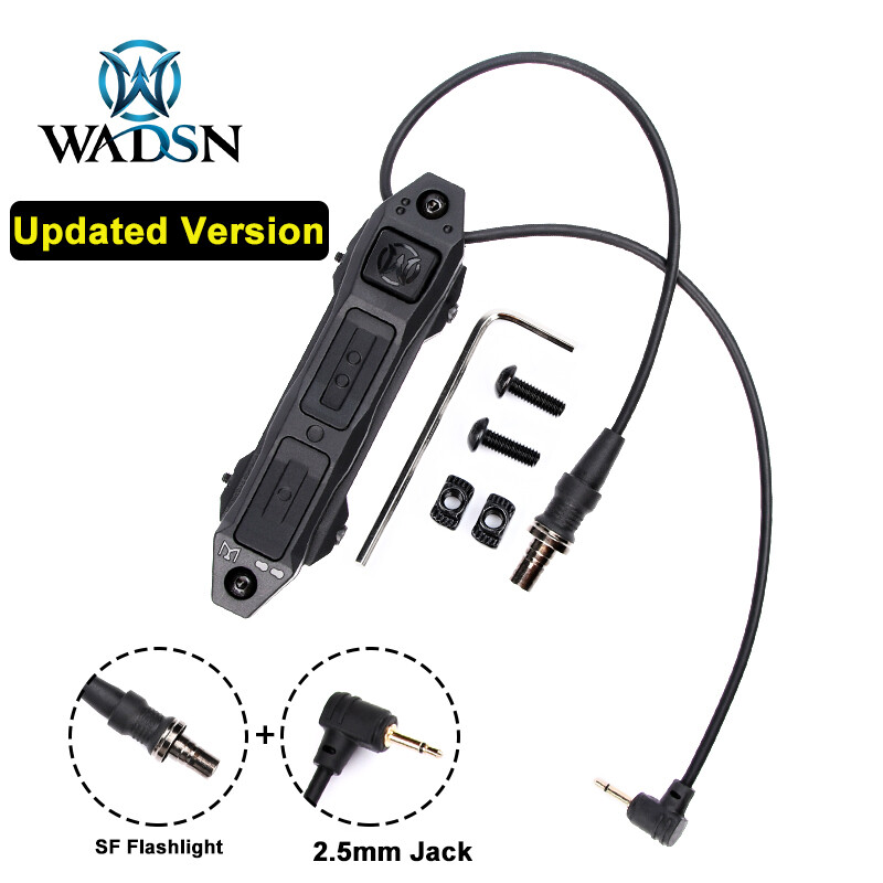 Dual Function Tactical Flashlight Laser Remote Switch for M600C LED/ NGAL/ DBAL