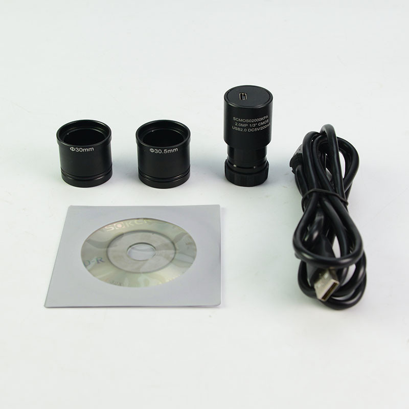 USB Digital Microscope Camera 2.0MP Digital Electronic Eyepiece Lens Set
