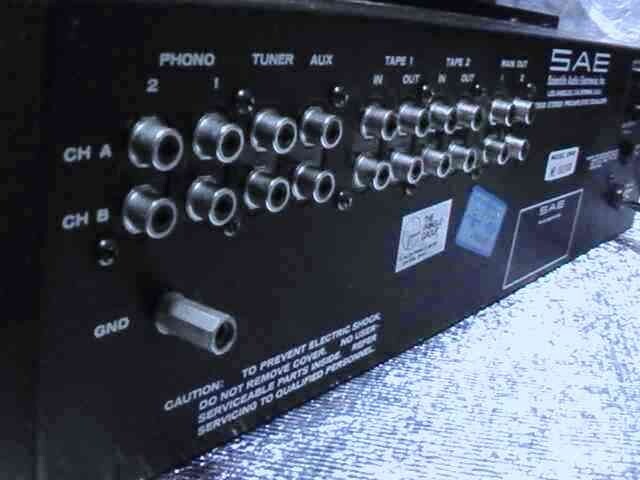 SAE 180 Parametric Equalizer with Wooden Side Panels. Uber Rare!