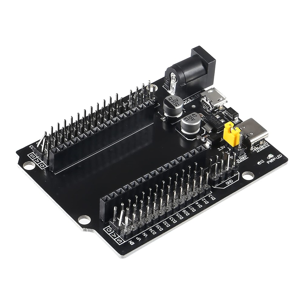 5 PCS ESP32 Development Board, GPIO Breakout, 30Pin, Type-C, Micro USB, Shield