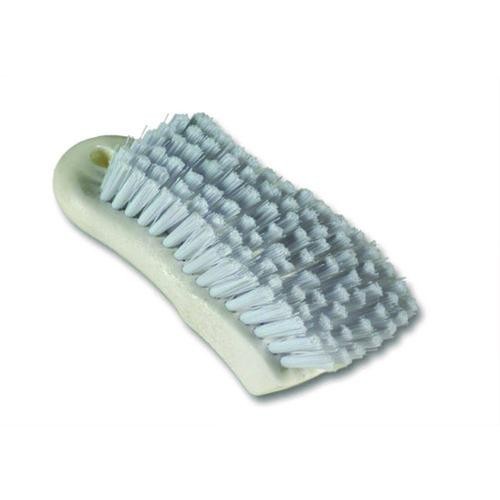 Boardwalk Scrub Brush, White Polypropylene Bristles, 6" Brush, 6" Handle, 2/Pack