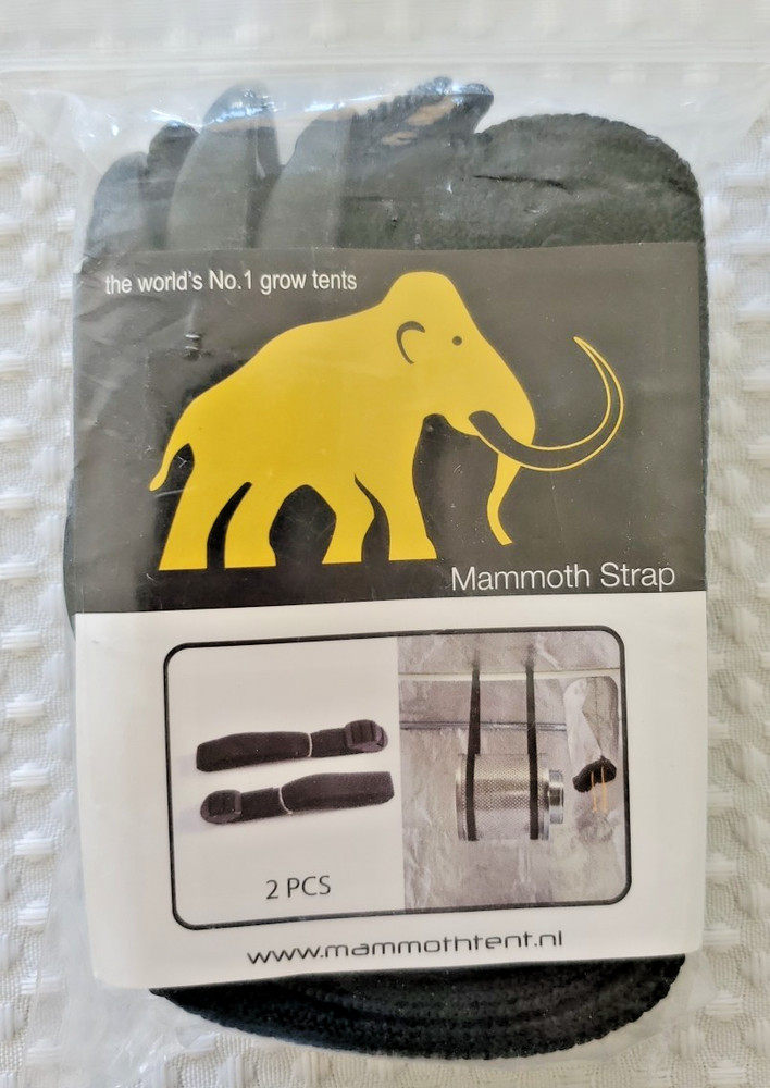 Mammoth Strap 1" Wide 2 ft Long Webbing Strap Grow Tent Accessory 2 Pcs Per Pkg