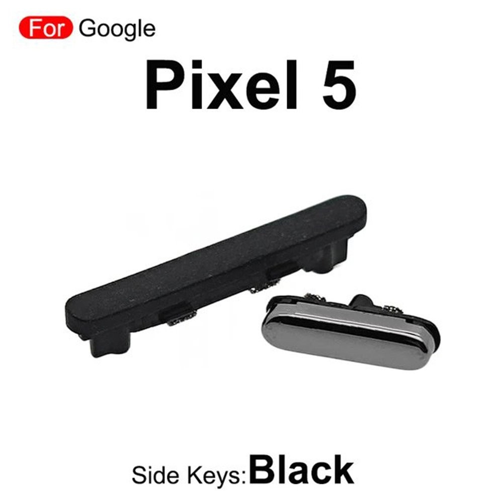 For Google Pixel 5 Power Volume Buttons Side Key Replacement Set Black Green