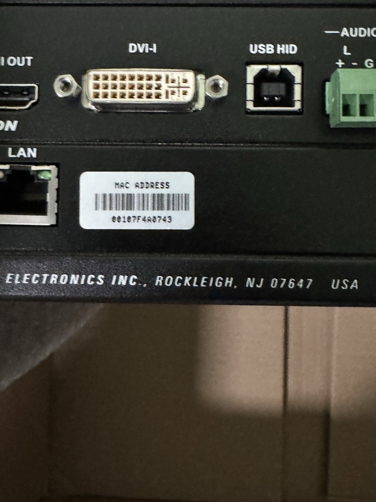 Crestron DM-MD8X8 DigitalMedia Switcher + Touch Panel + AV Modules Bundle