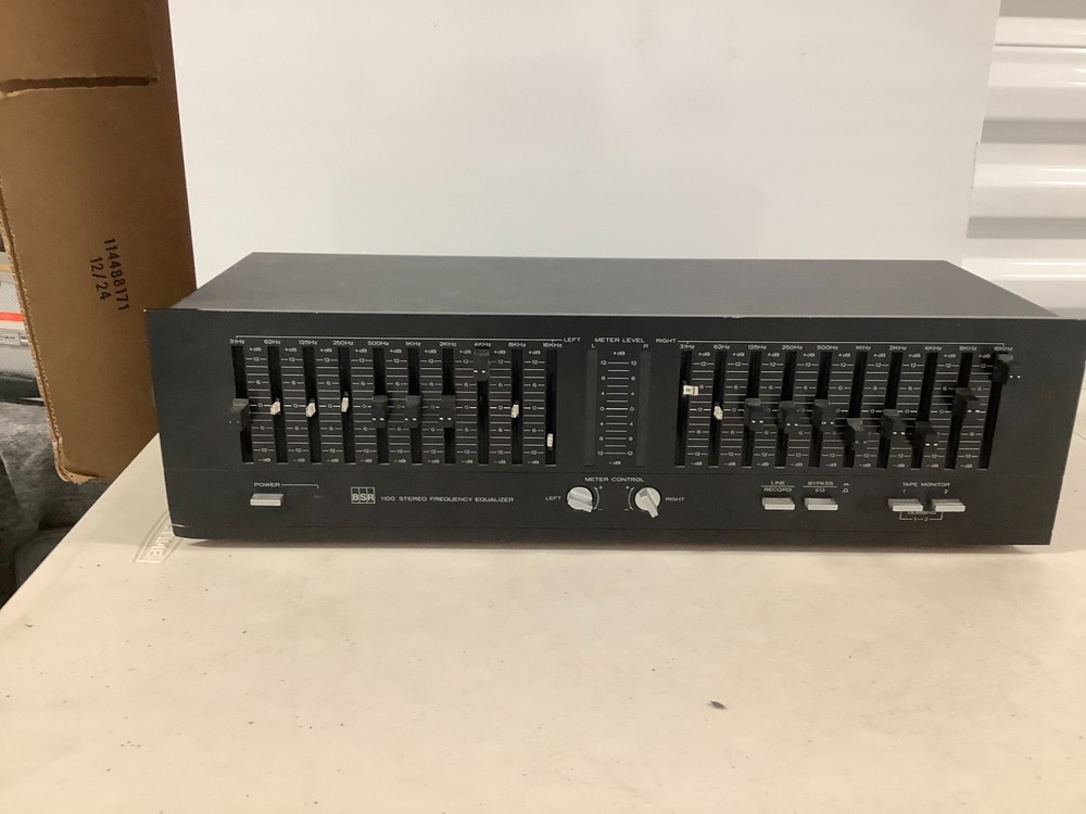 BSR 1100 Stereo Frequency Equalizer Vintage Hi-Fi Component - #B