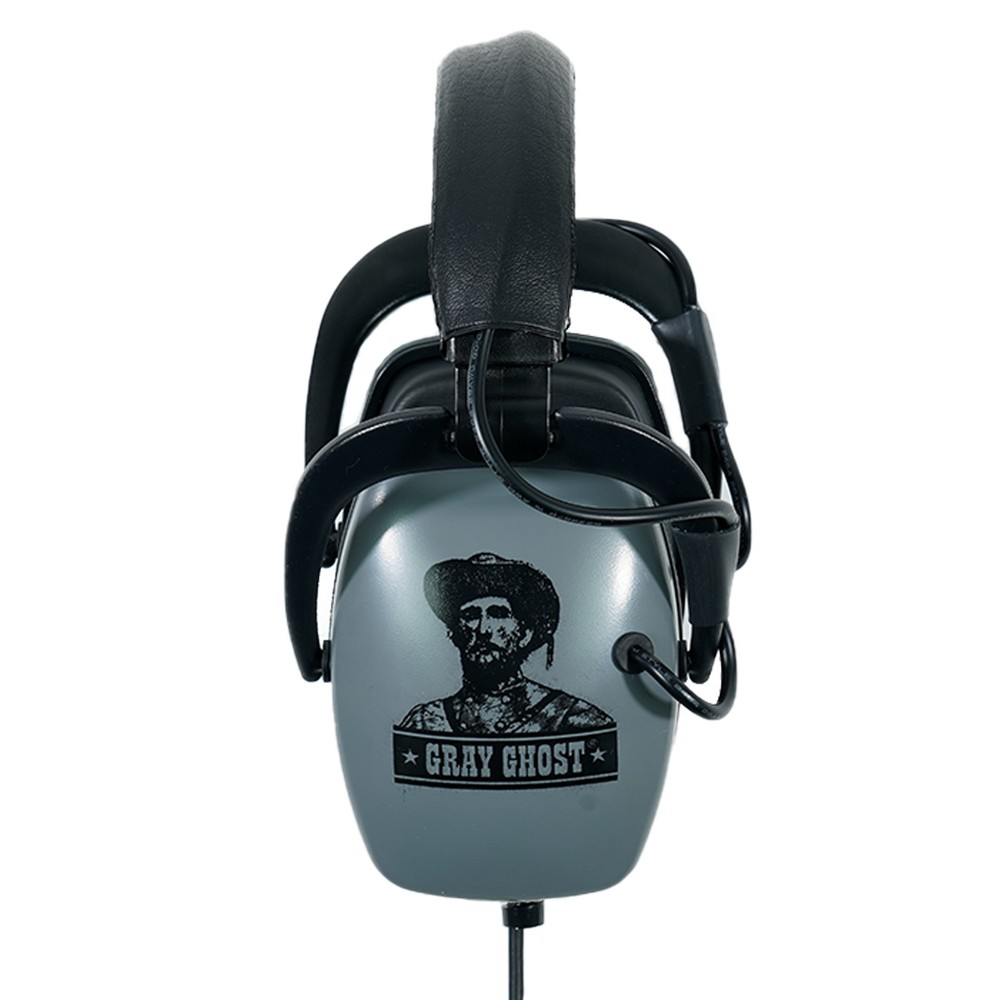DetectorPro Gray Ghost Deep Woods Platinum Headphones w/ 1/4" Angle Plug