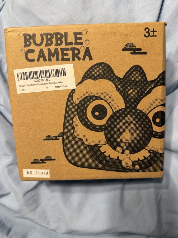 Bubble Camera Toy Automatic Bubble Blower Kids Outdoor Fun Machine New