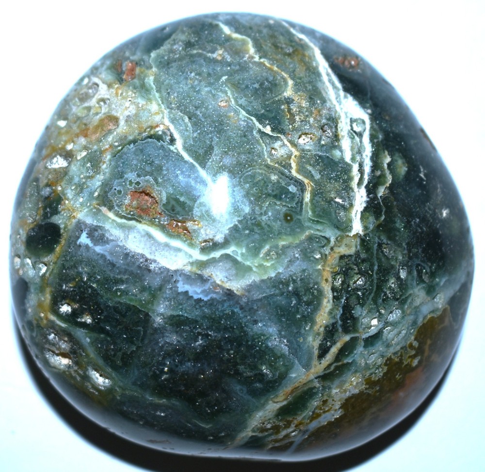 Ocean Jasper Palm Stone 2.58"/171 Grams