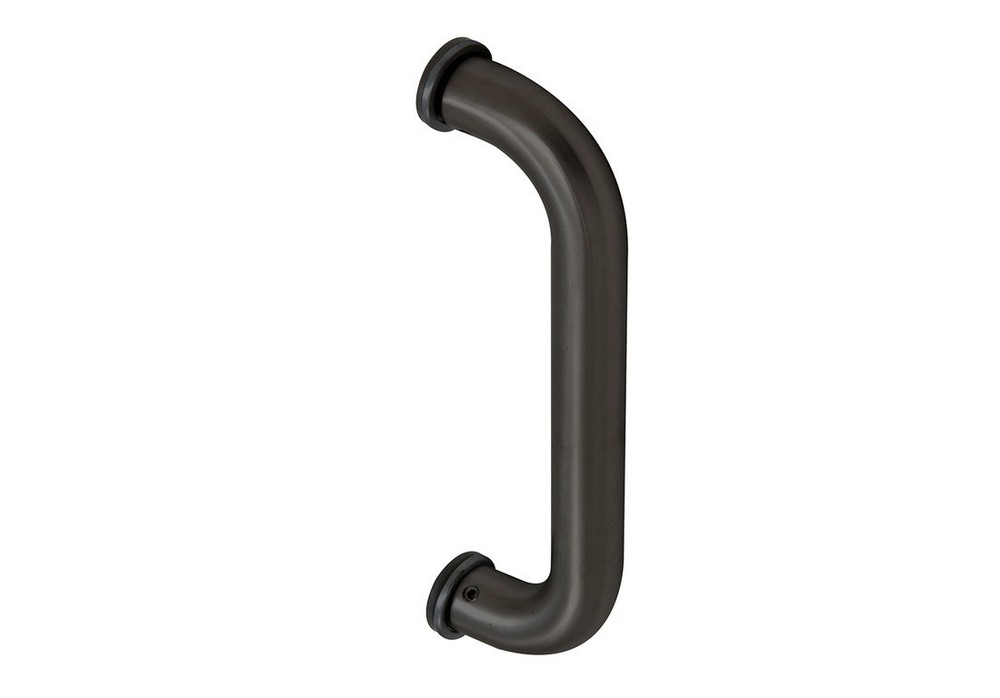 CRL Dark Bronze 8" L Aluminum Door Mounted Standard Pull Handle