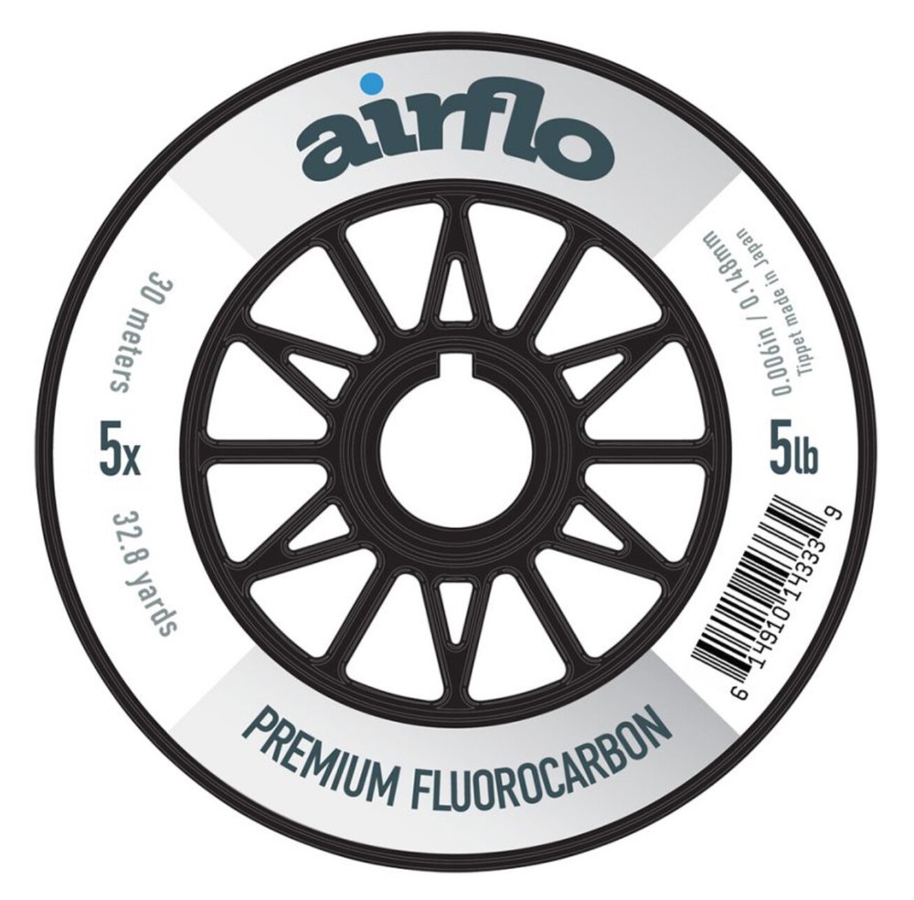 AIRFLO Premium Fluorocarbon Tippet 30 meter Spool