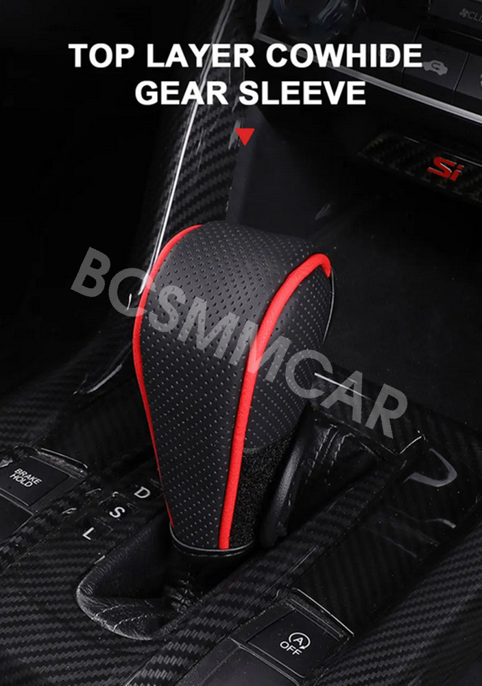 Car Gear Shifter Collar Sleeve Shift Knob Cover Protector Interior Replace
