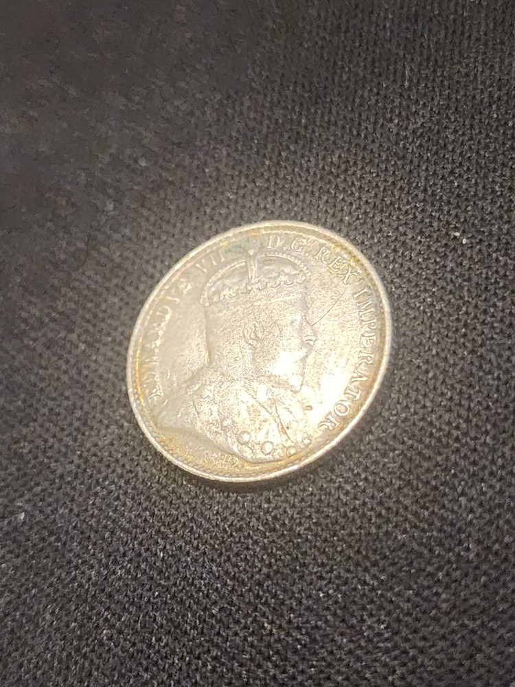 1902H Canada 5 Cents Silver Coin