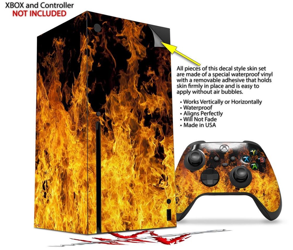 Skin Set for XBOX Series X Open Fire