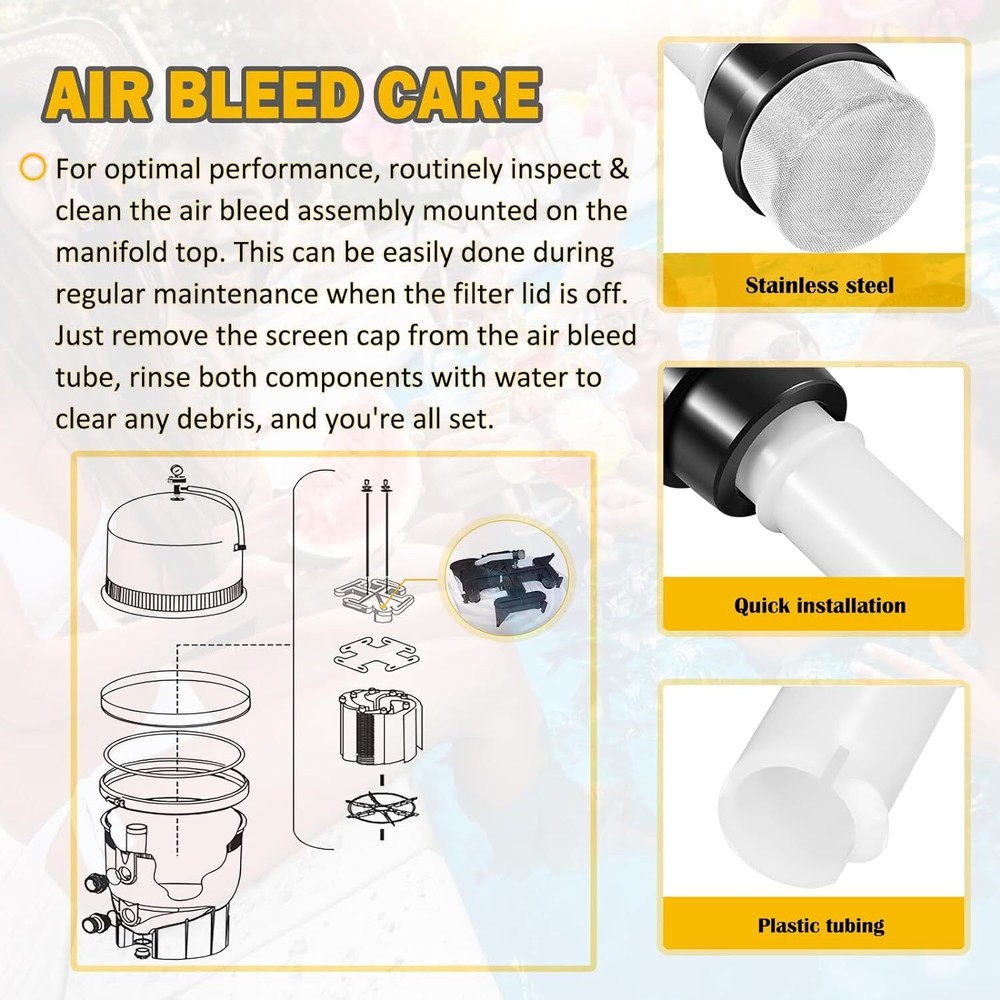 190092 Internal Air Bleeds Assembly for Vertical Grid Filter Replacement for FNS