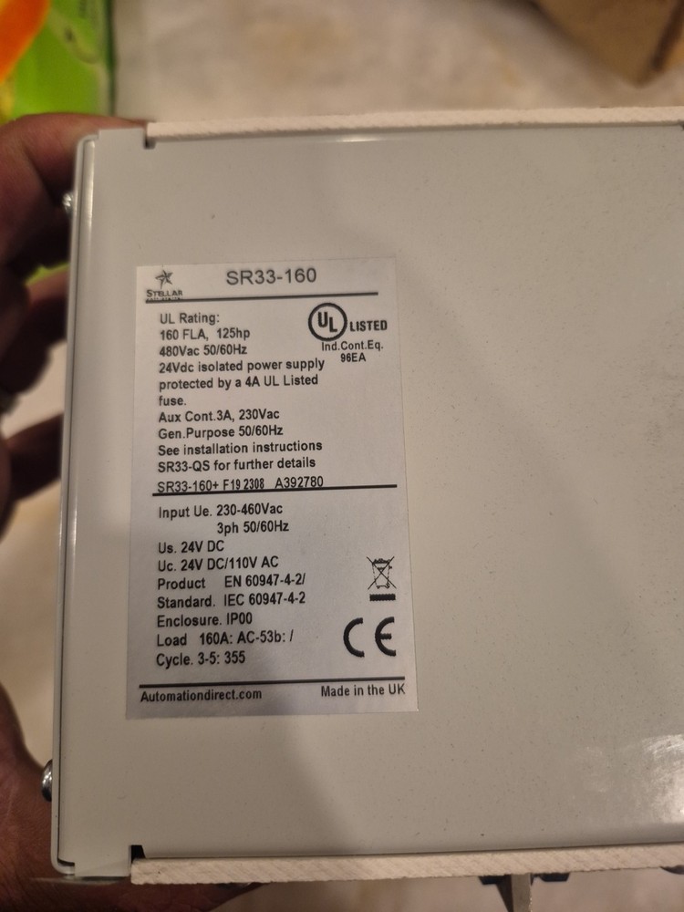 Stellar Sr33-160 Soft Starter