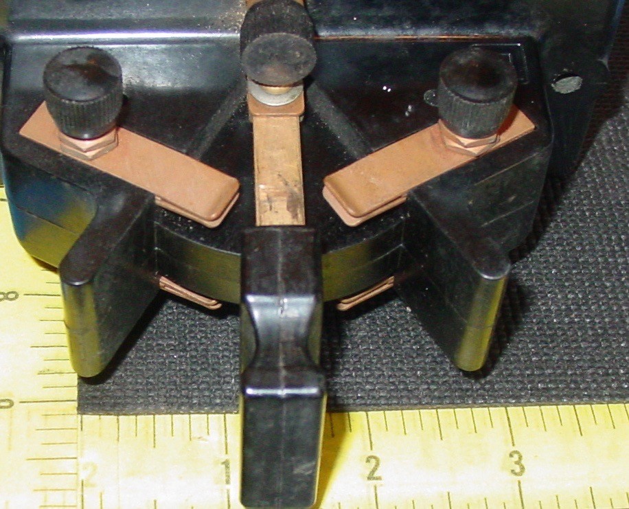 VINTAGE LEEDS NORTHRUP DOUBLE POLE BAKELITE ELECTRIC FRANKENSTEIN KNIFE SWITCH