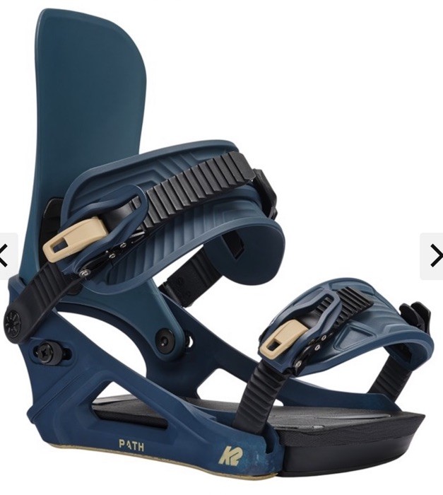 2025 Brand New Womens K2 Path Snowboard Bindings $360 Medium Deep Blue