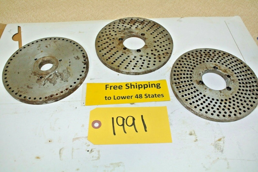 5 pcs. Indexer Plates Machine Shop Tool Freeship