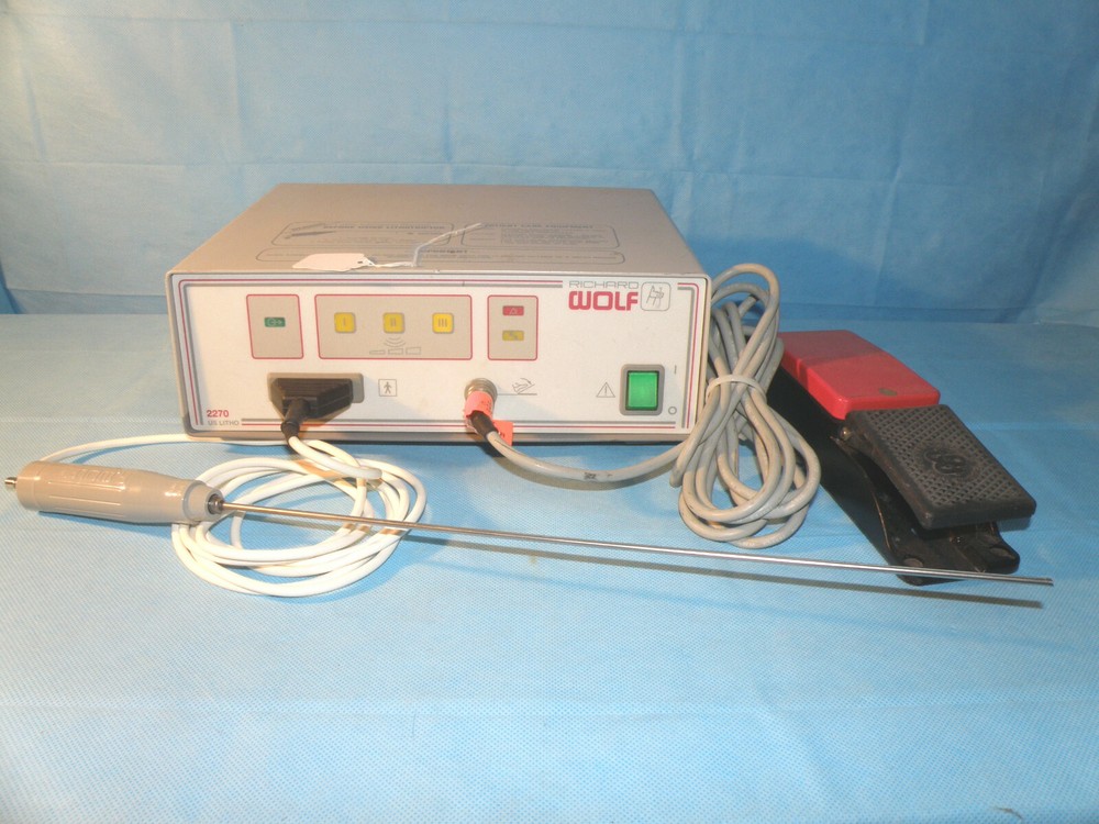 Wolf 2270 Litho Lithotriptor & Transducer probe, footswitch