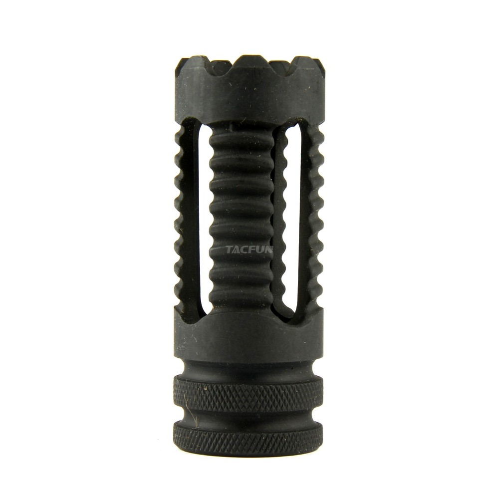 Carbon Steel Muzzle Break M22 x 0.75 RH