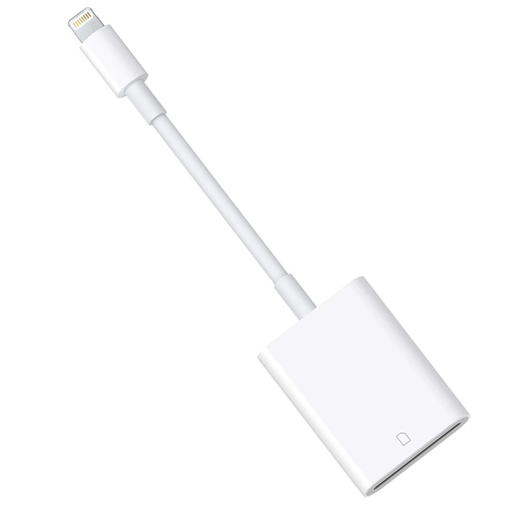 Lightning to SD Card Reader for Select iPhone, iPad and iPod Models (Support ...