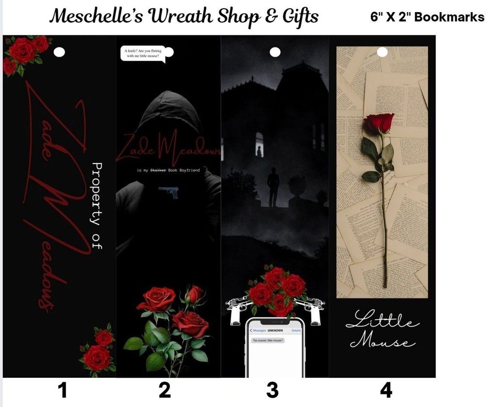 Dark Romance Smut (Haunting Adeline) Themed Bookmarks