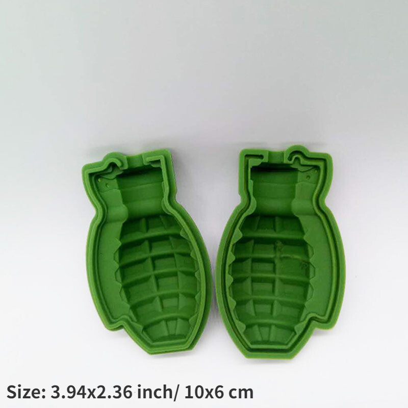 Ice Cube Cake Mold Grenade Baking Chocolate Silicone Freezer Decorating Tool