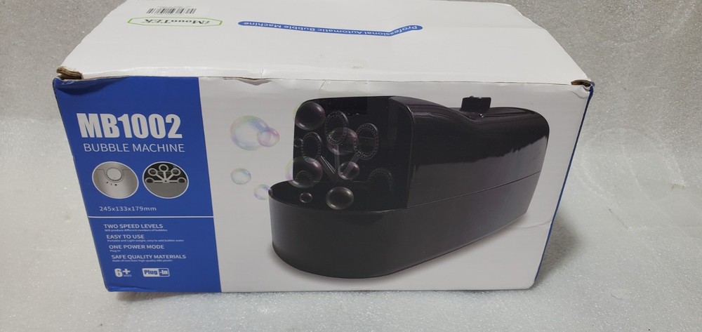 Bubble Maker Automatic Bubble Blower Machine 3000 Bubble Plug In Battery Powered
