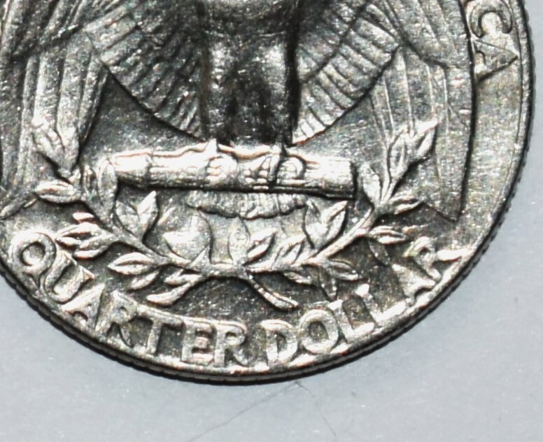 1974 Quarter Error No Mint Mark Missing Claw/Foot, Weak Strike, Missing I's DD +