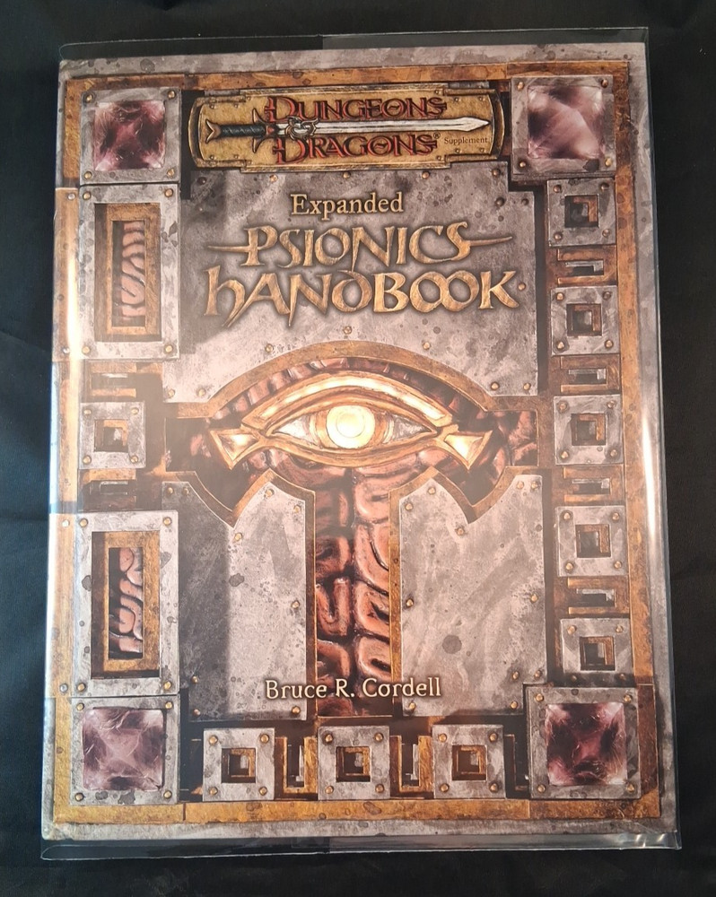 D&D 3.5e Expanded Psionics Handbook - NM Excellent Condition - Clear Protected