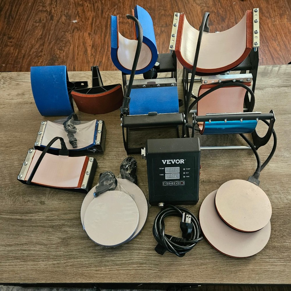 Vevor Heat Press Machine Attachments Sublimation Mug Hat Plate Press