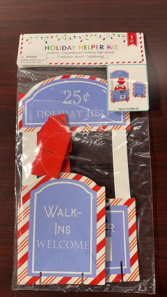 Holiday Helper Kit - Paperboard Holiday Stand