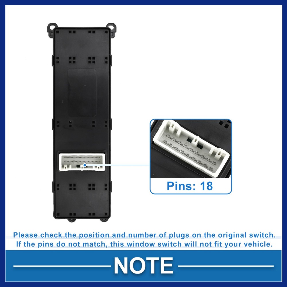 Front Left Power Window Switch for Kia Forte 2014-2018 Window Control Switch New