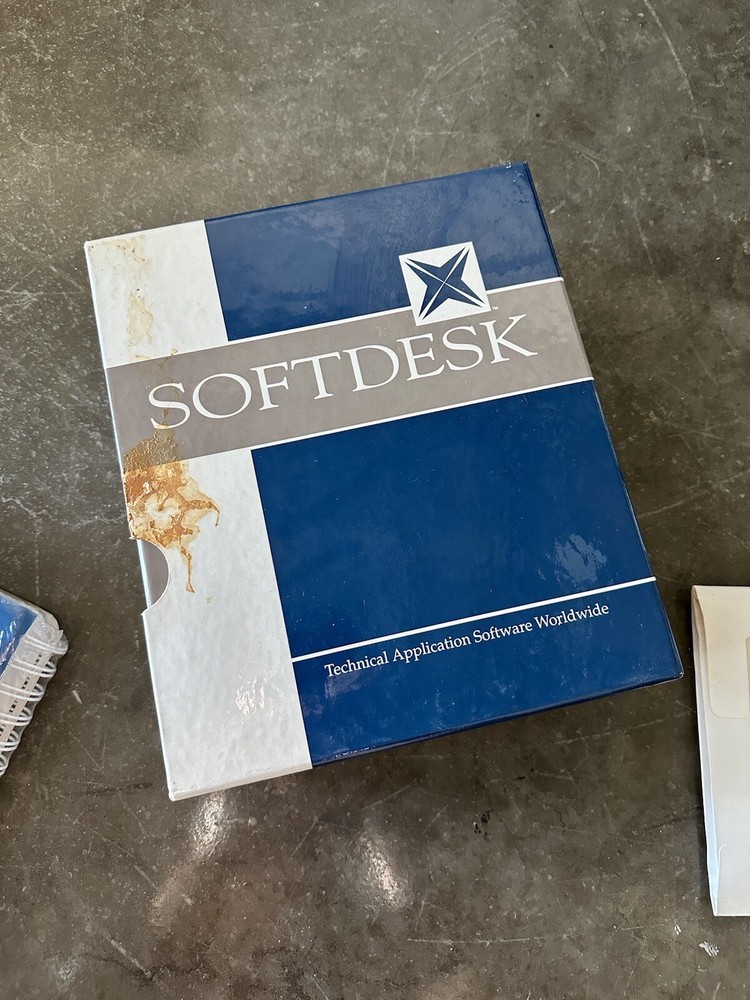 Vintage AdCADD Autodesk Softdesk Arch Base Software DOS Windows Ver. 12.14
