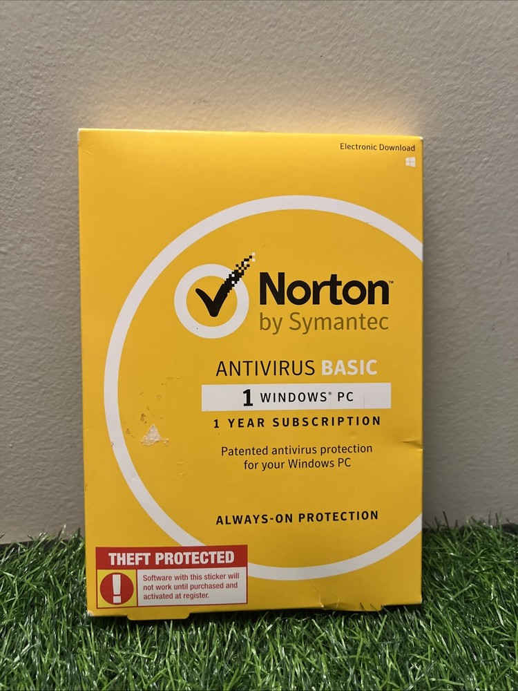 Norton by Symantec~ANTIVIRUS BASIC~2016~Sealed