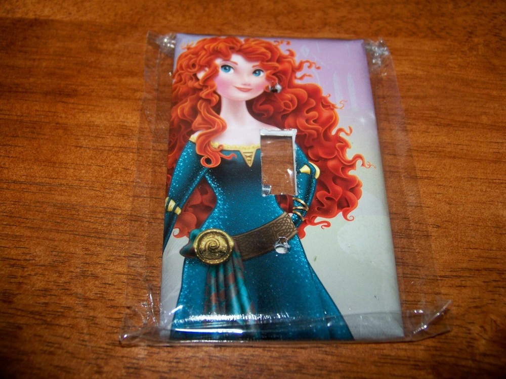 BRAVE MERIDA PRINCESS LIGHT SWITCH PLATE